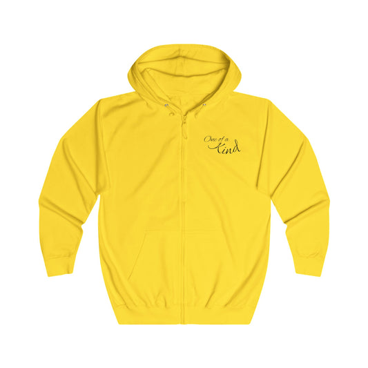 Fox Portrait Hoodie | Fox Among Wildflowers, Nature Animal Art Zip