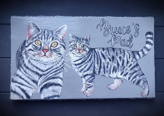 Pet Portrait onto Wood 20x30cm