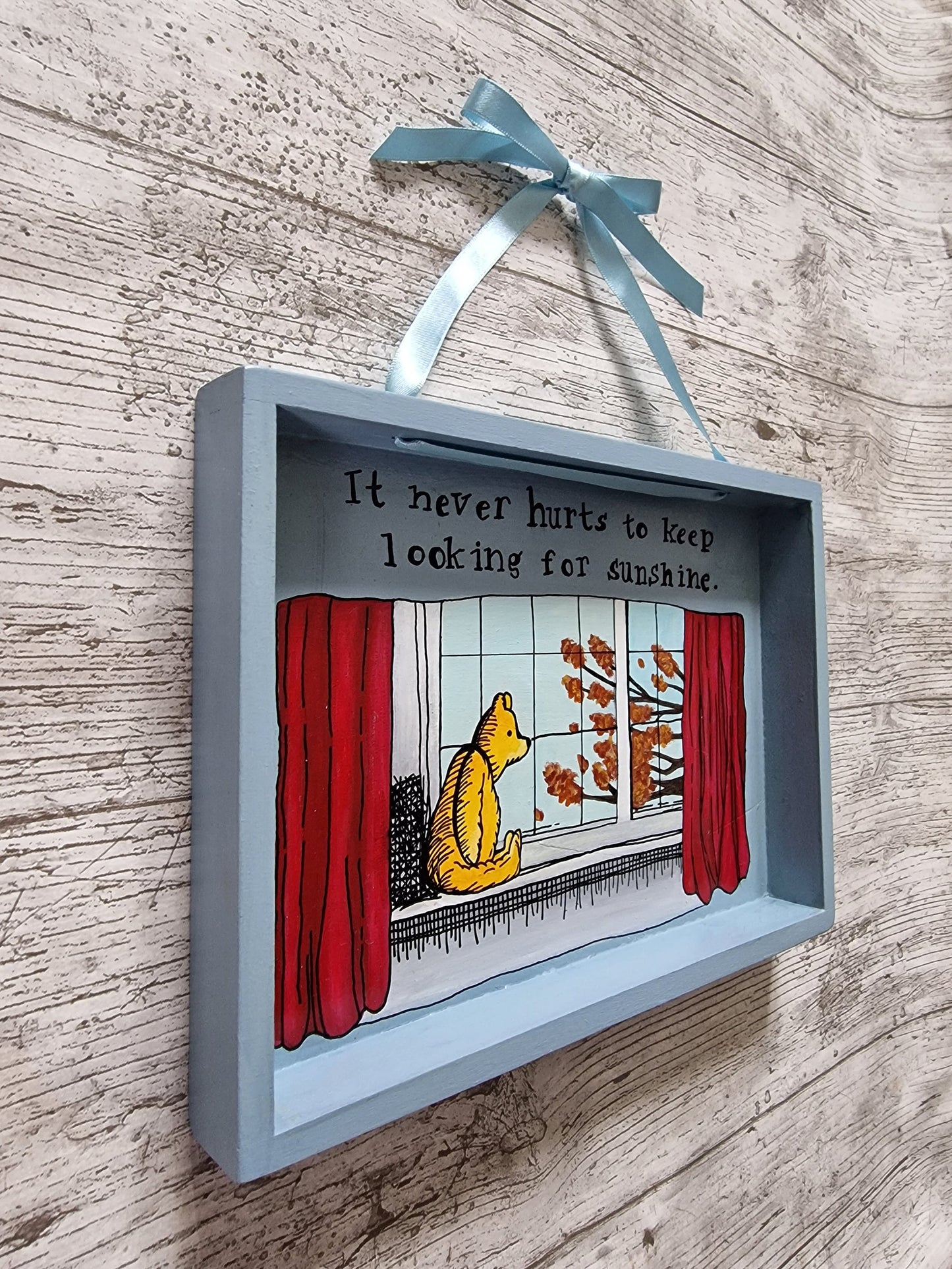 Winnie the Pooh, Window Seat, Quote, wallart