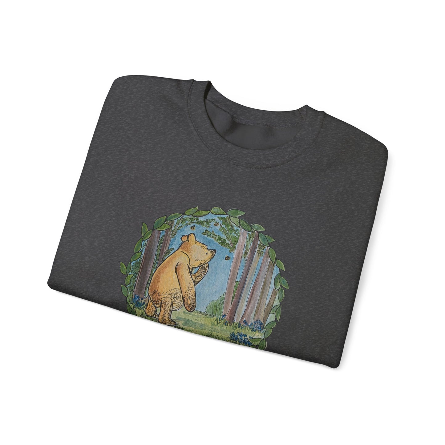 Winnie the Pooh, Hundred Acre Wood Crewneck Sweatshirt | Circle Design