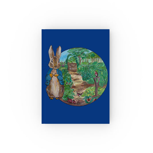 Beatrix Peter Rabbit Garden Illustration Hardback Journal | Lined Notebook