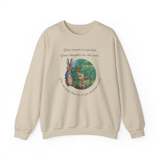 Peter Rabbit Illustration Crewneck Sweatshirt | Beatrix Potter Inspired