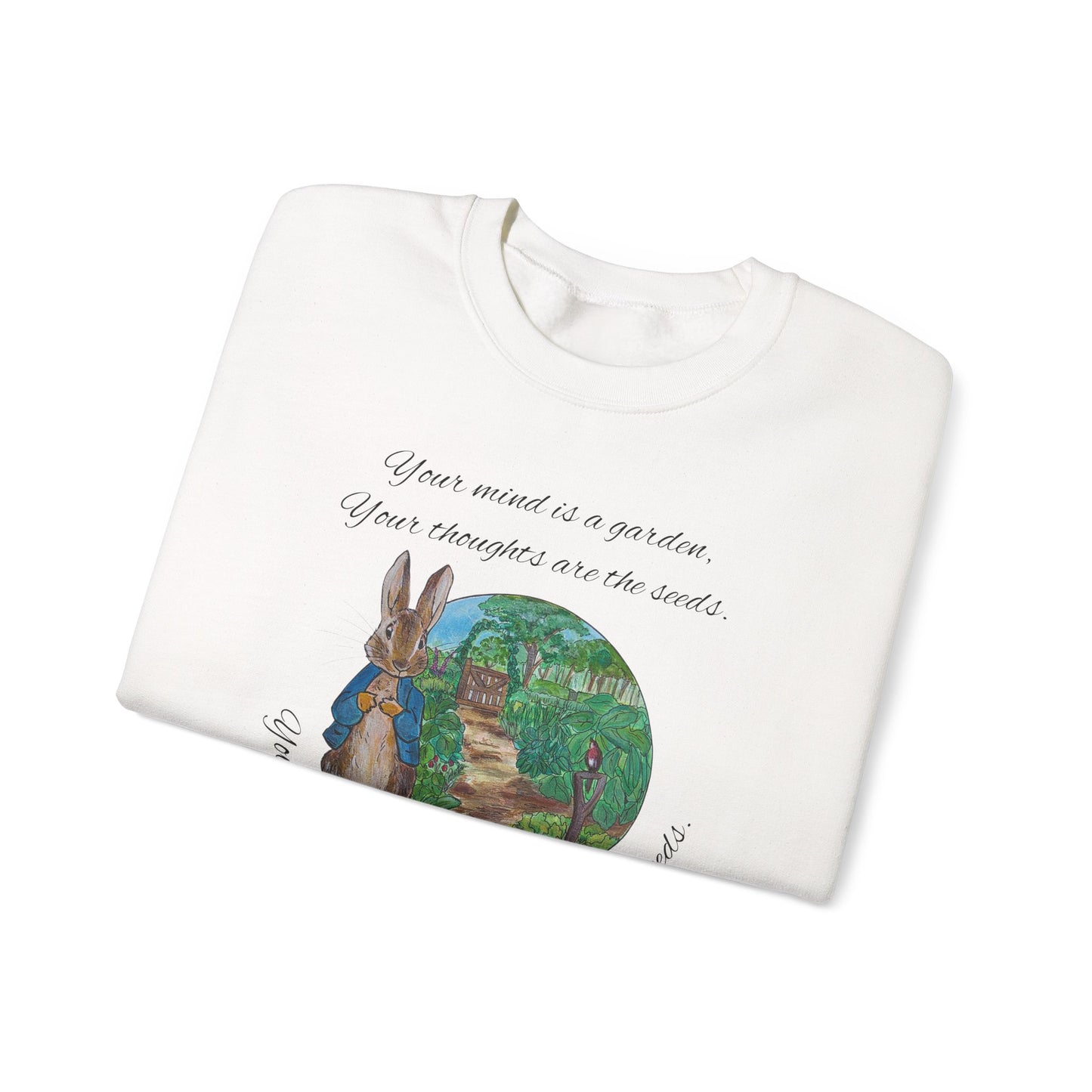 Peter Rabbit Illustration Crewneck Sweatshirt | Beatrix Potter Inspired