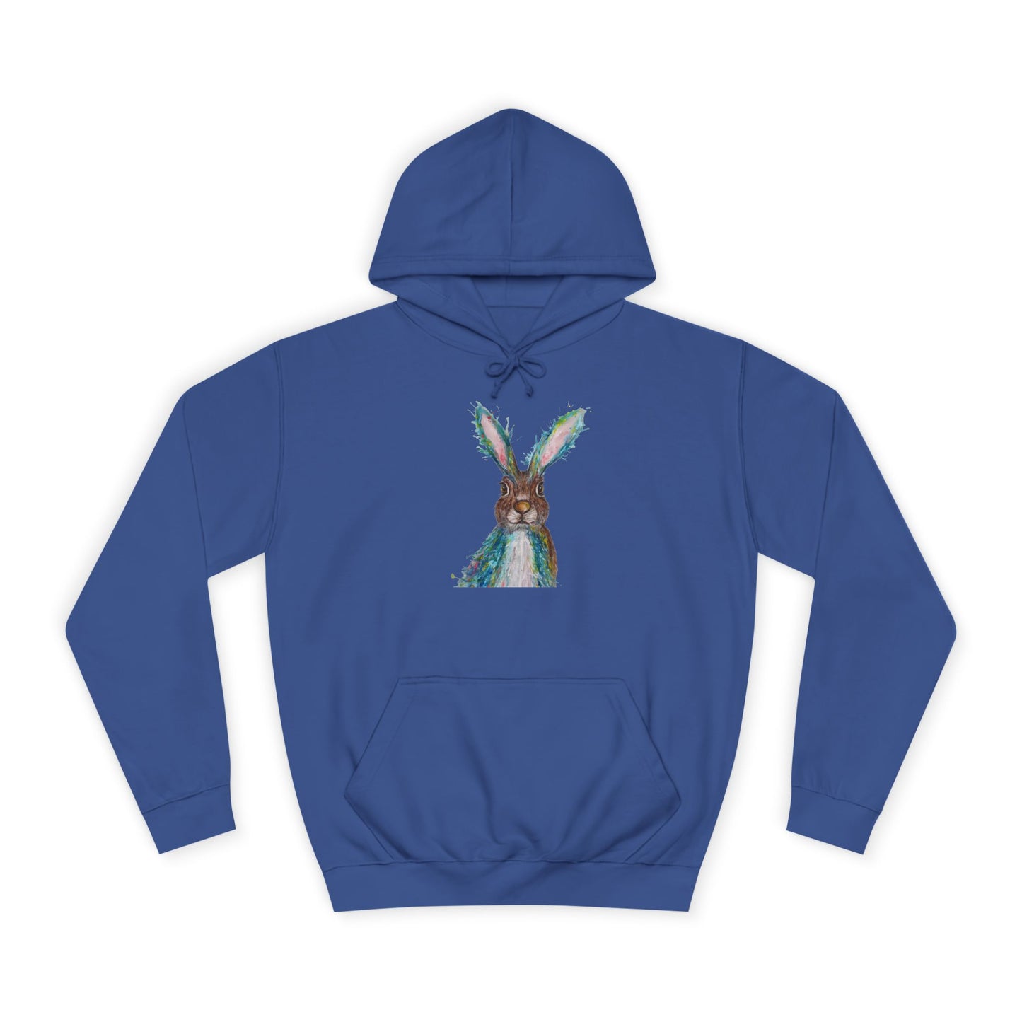 Watercolour Bunny Hoodie | Cute Rabbit Art, Sweatshirt