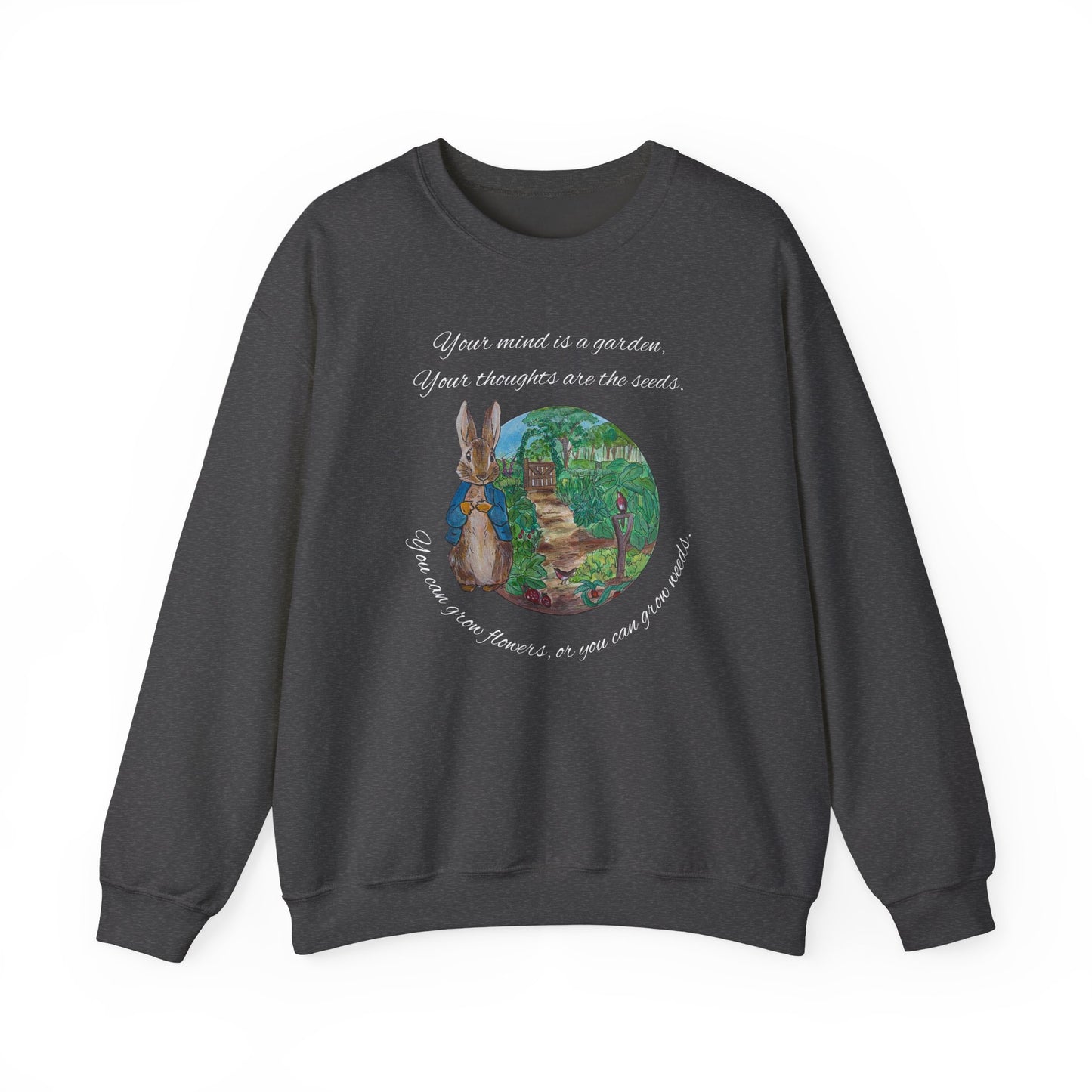 Peter Rabbit Illustration Crewneck Sweatshirt | Beatrix Potter Inspired