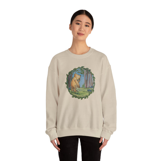 Winnie the Pooh, Hundred Acre Wood Crewneck Sweatshirt | Circle Design