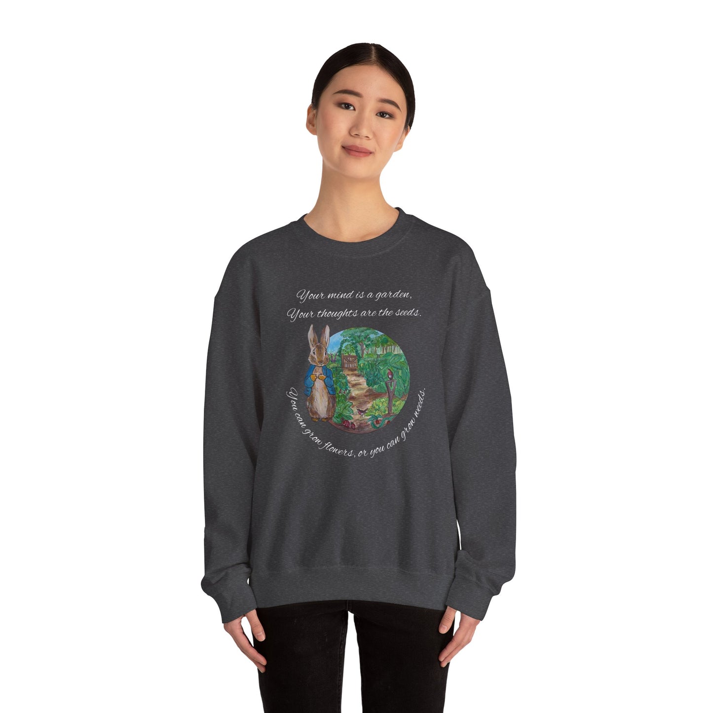 Peter Rabbit Illustration Crewneck Sweatshirt | Beatrix Potter Inspired