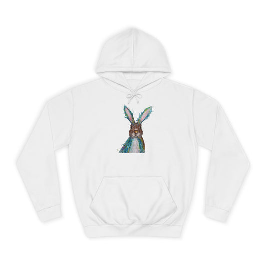 Watercolour Bunny Hoodie | Cute Rabbit Art, Sweatshirt