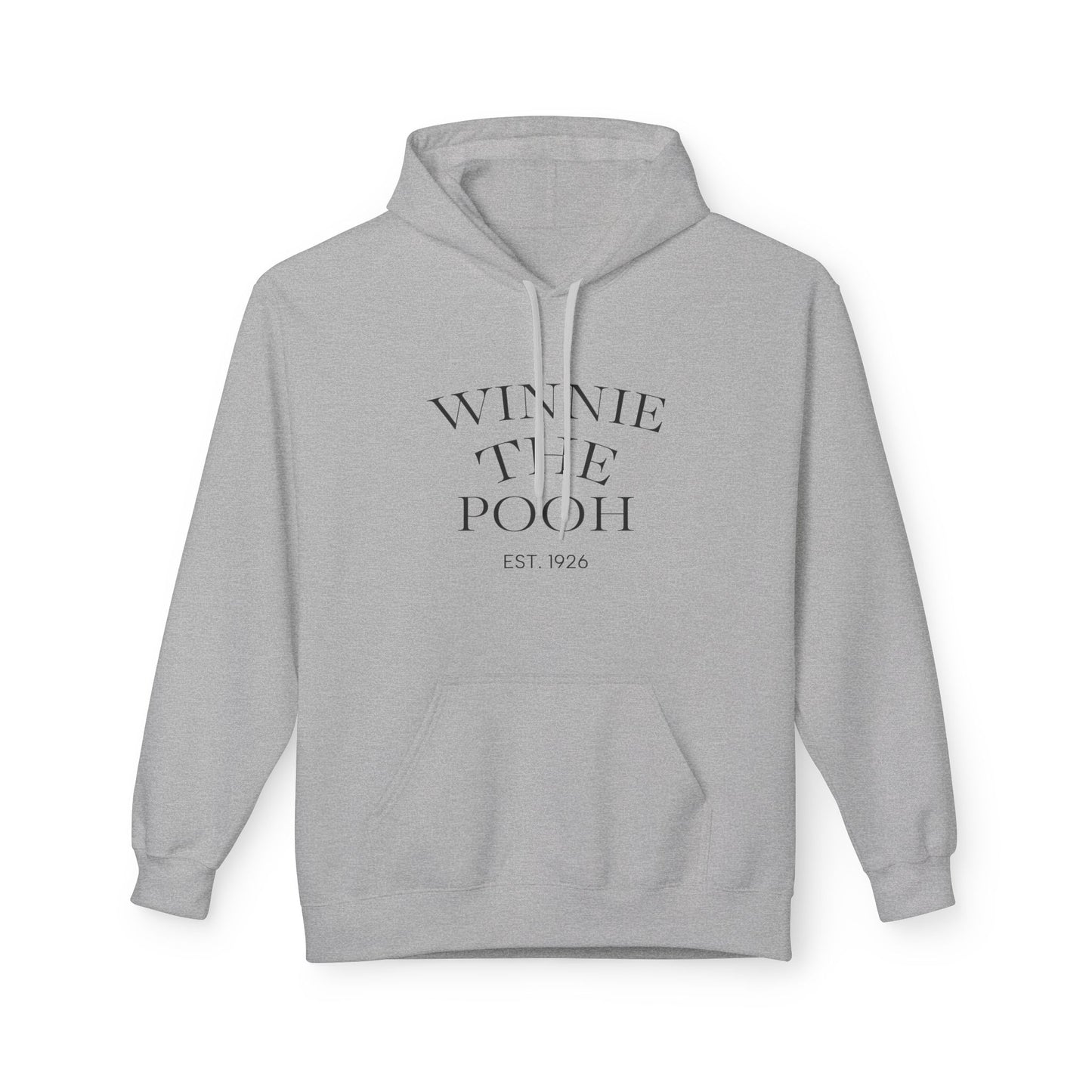 Winnie the Pooh Hoodie | Classic Storybook Illustration, Forest Backprint