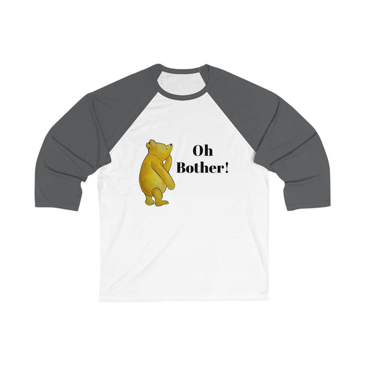 Winnie the Pooh Bear "Oh Bother" Baseball Tee | 3/4 Sleeve Raglan