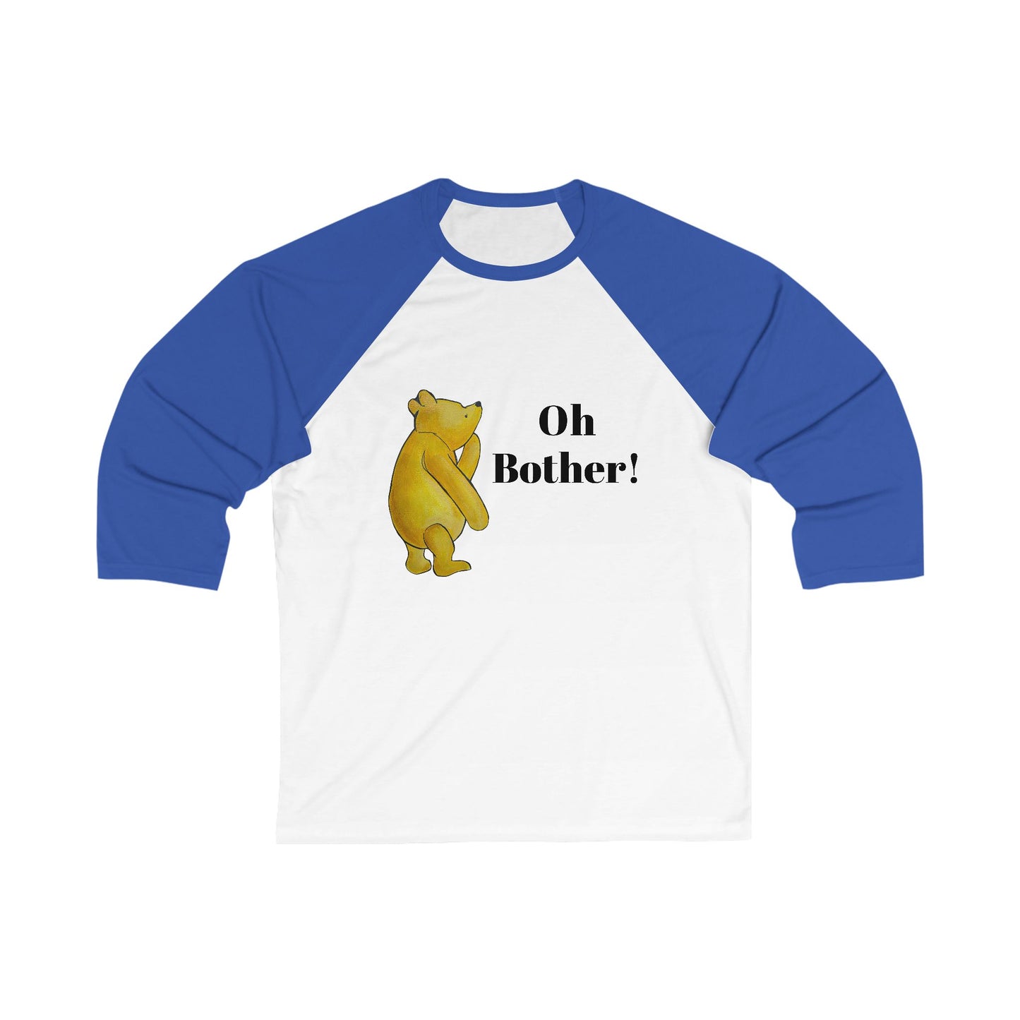 Winnie the Pooh Bear "Oh Bother" Baseball Tee | 3/4 Sleeve Raglan