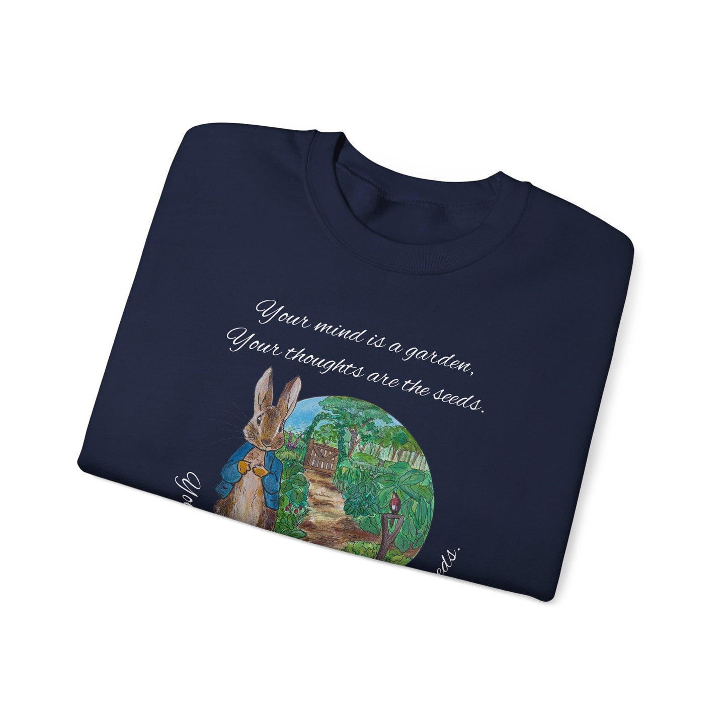 Peter Rabbit Illustration Crewneck Sweatshirt | Beatrix Potter Inspired