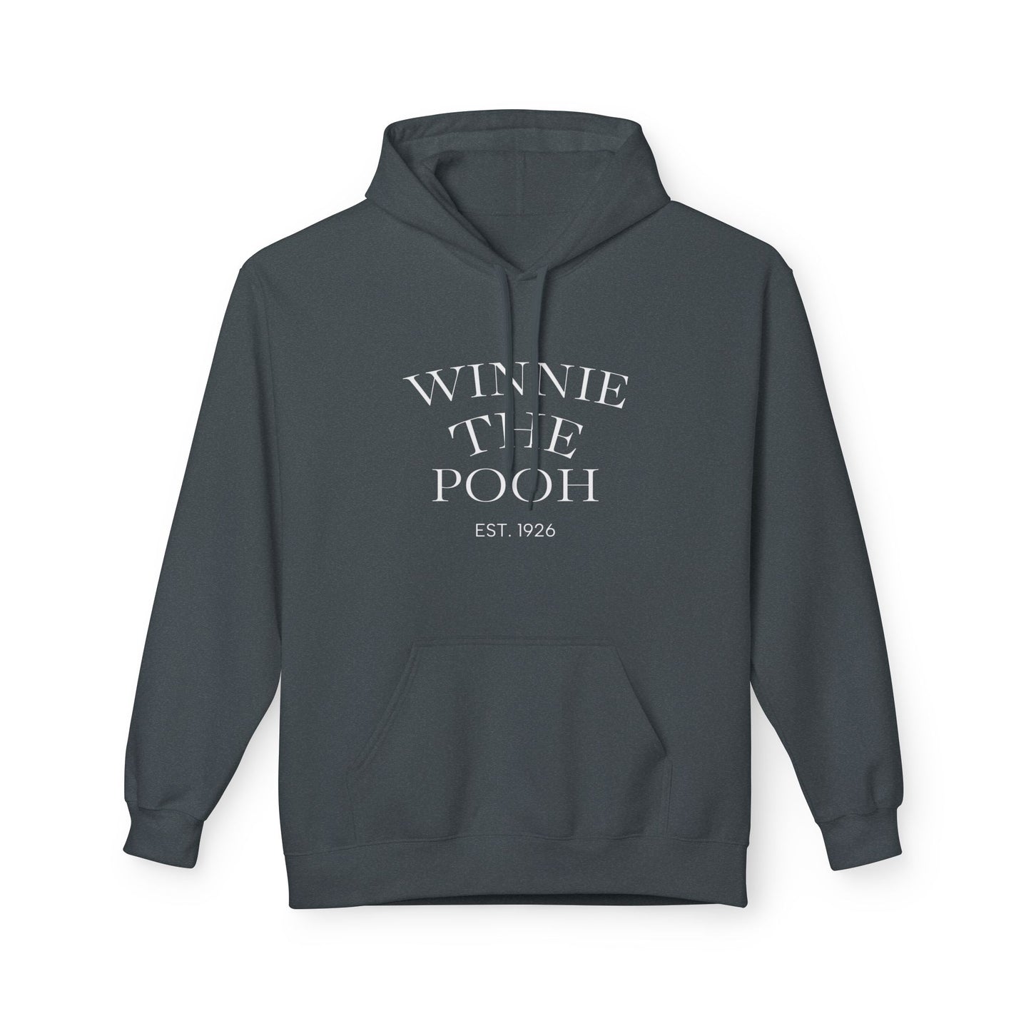 Winnie the Pooh Hoodie | Classic Storybook Illustration, Forest Backprint