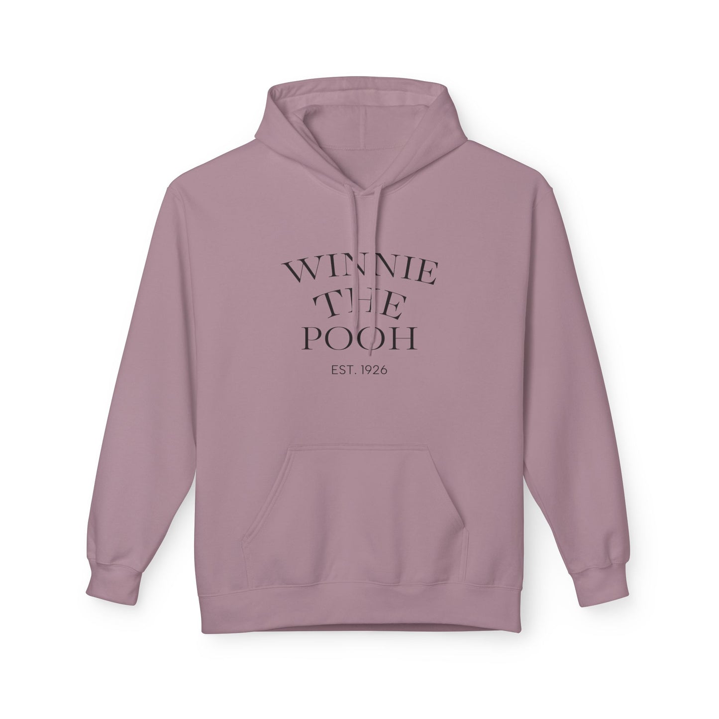 Winnie the Pooh Hoodie | Classic Storybook Illustration, Forest Backprint