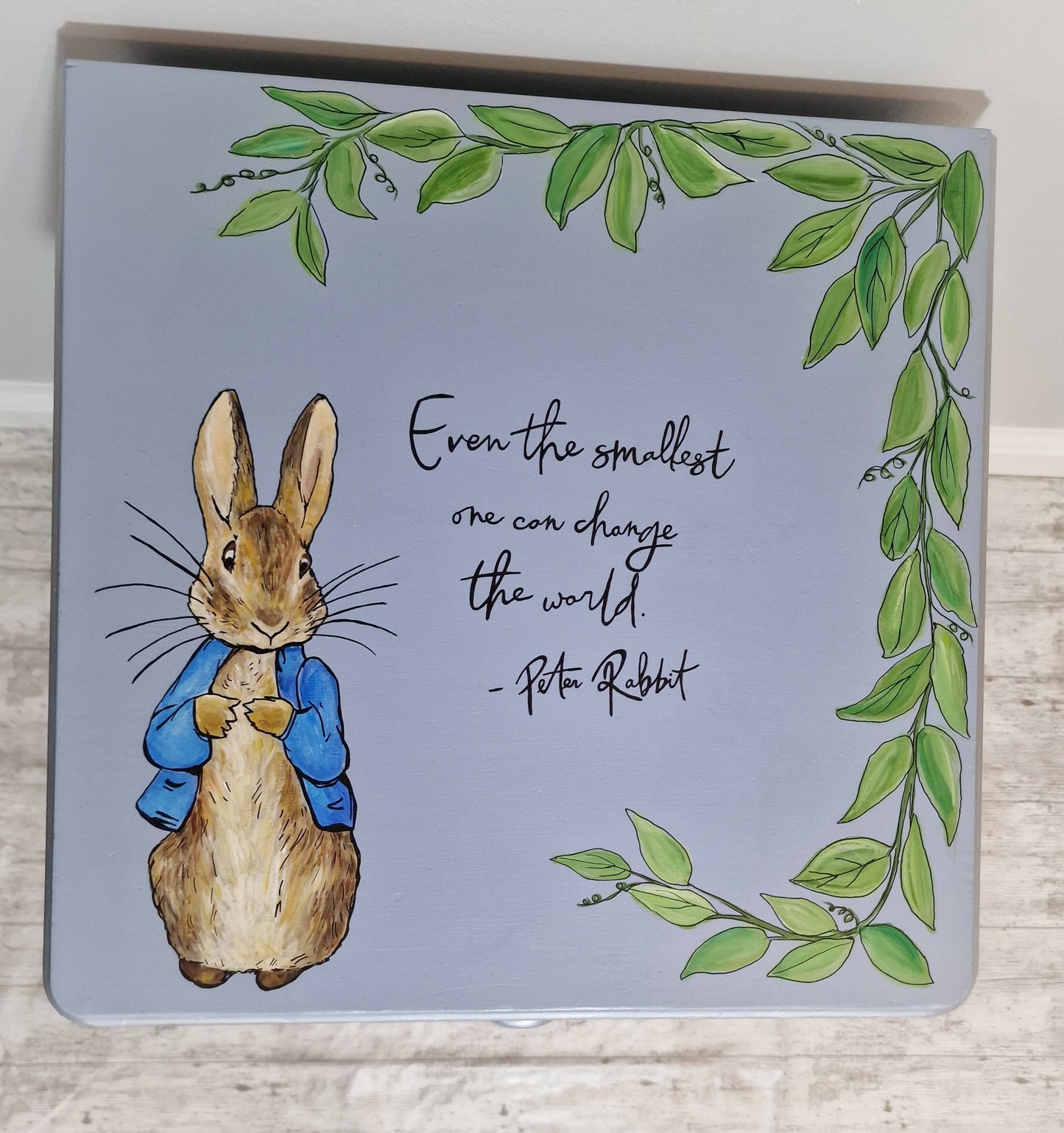 SOLD Peter Rabbit - Bedside Drawers, Hand Painted