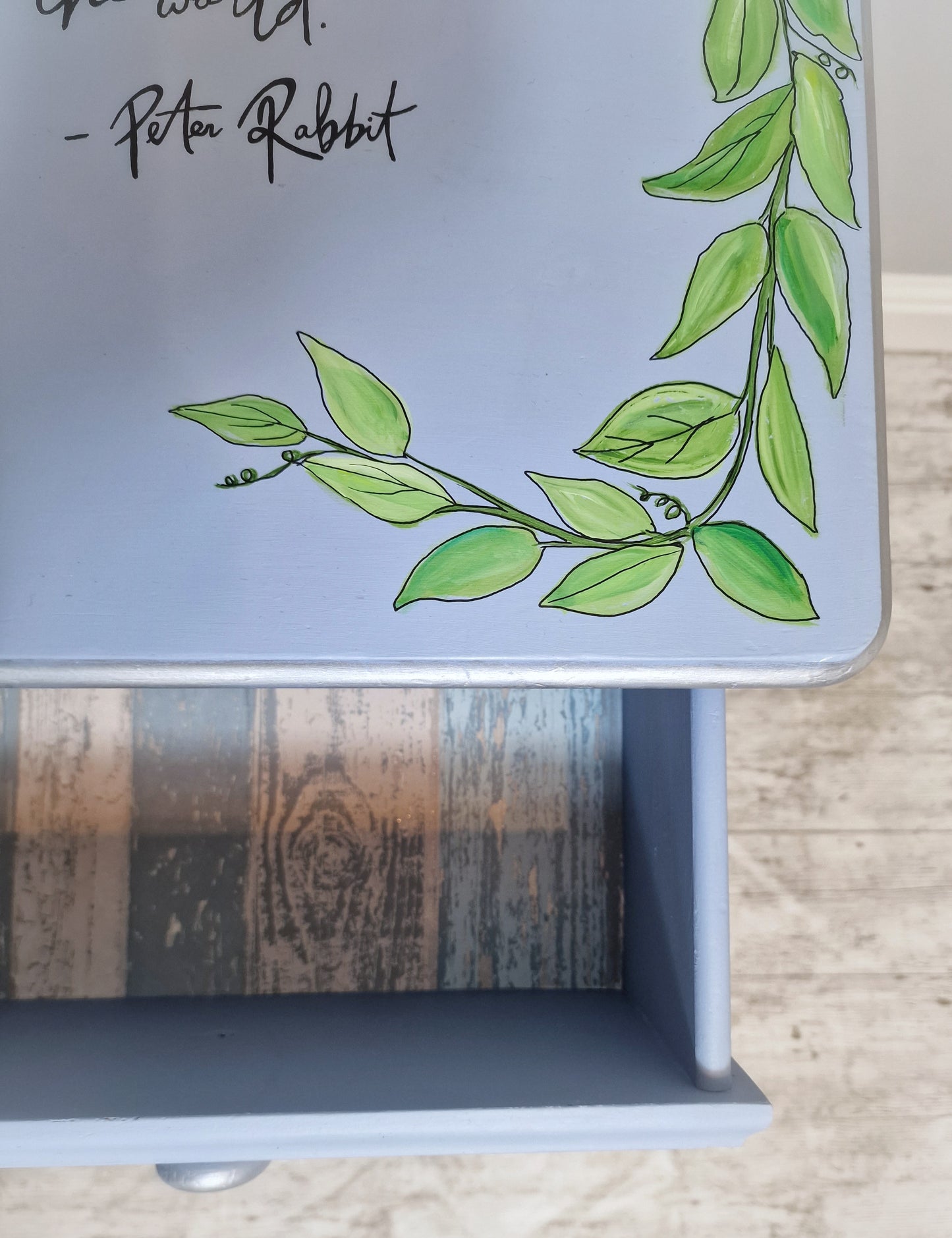 SOLD Peter Rabbit - Bedside Drawers, Hand Painted