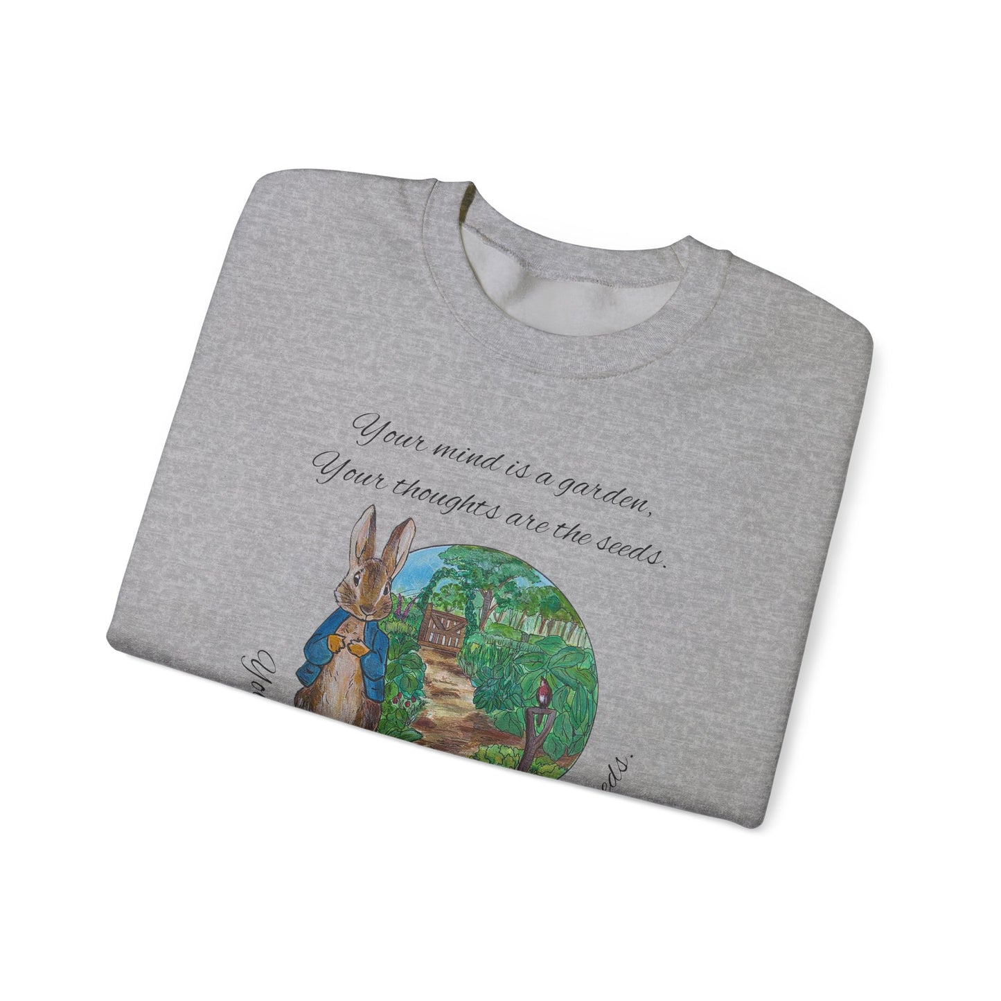 Peter Rabbit Illustration Crewneck Sweatshirt | Beatrix Potter Inspired