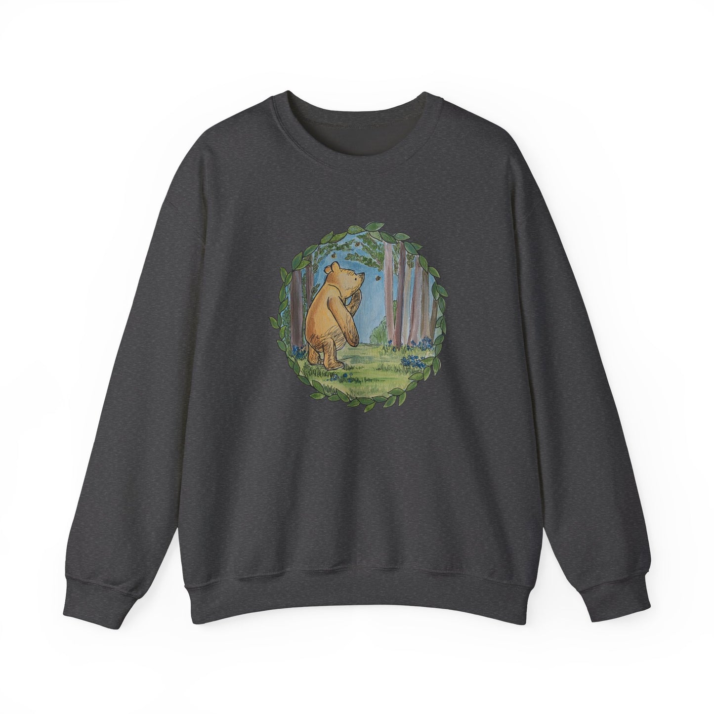 Winnie the Pooh, Hundred Acre Wood Crewneck Sweatshirt | Circle Design