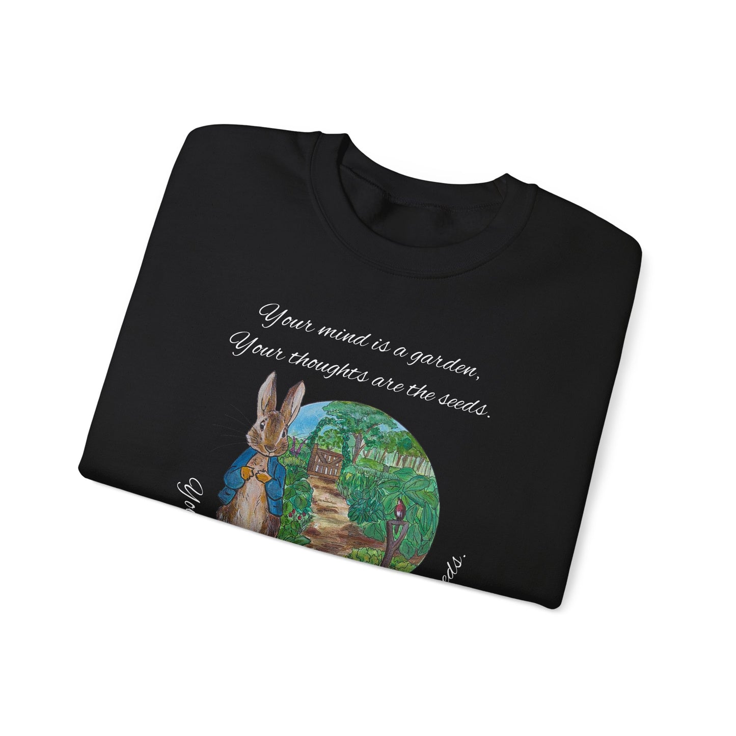 Peter Rabbit Illustration Crewneck Sweatshirt | Beatrix Potter Inspired