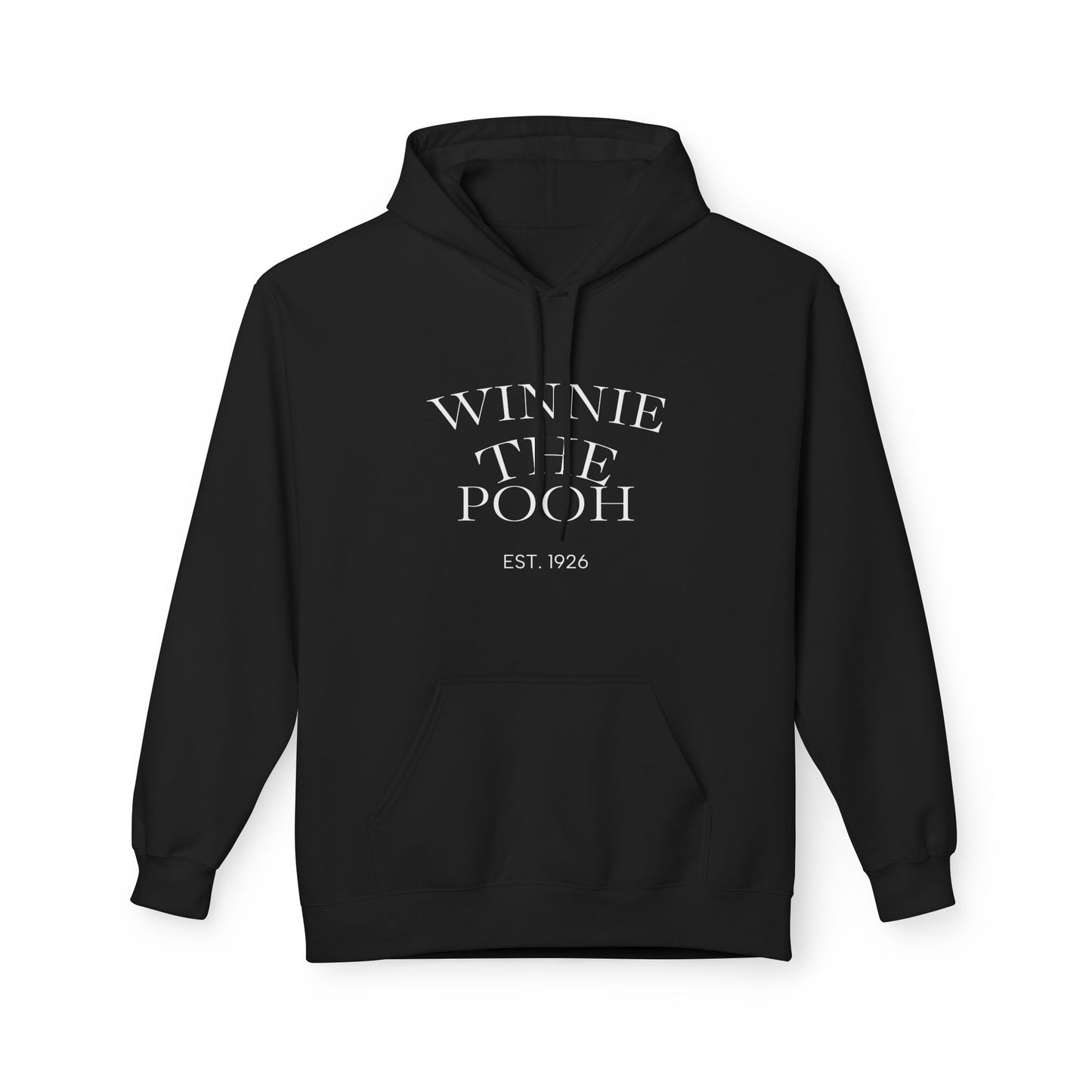 Winnie the Pooh Hoodie | Classic Storybook Illustration, Forest Backprint