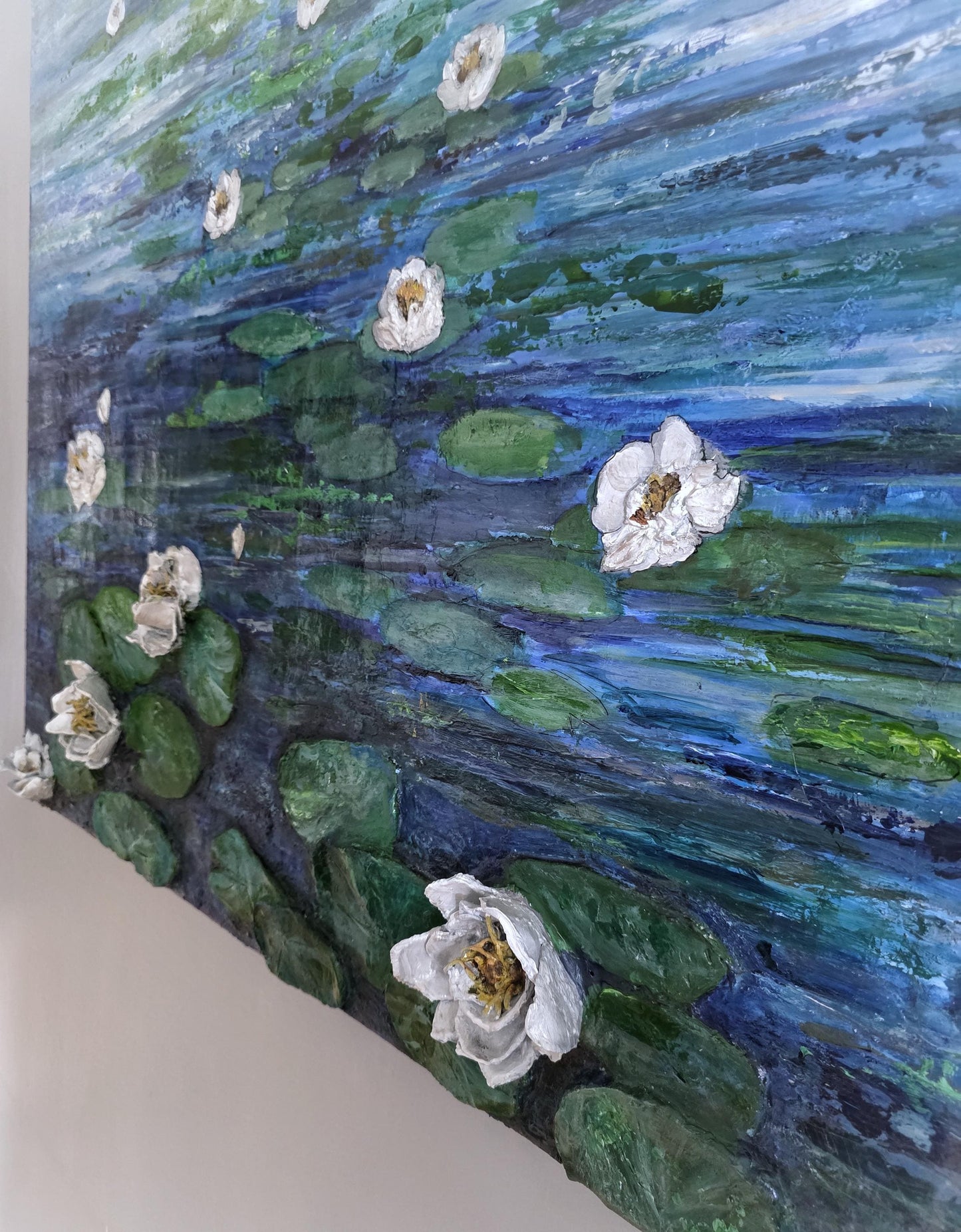 Waterlillies by JK, Acylic on Canvas - Original
