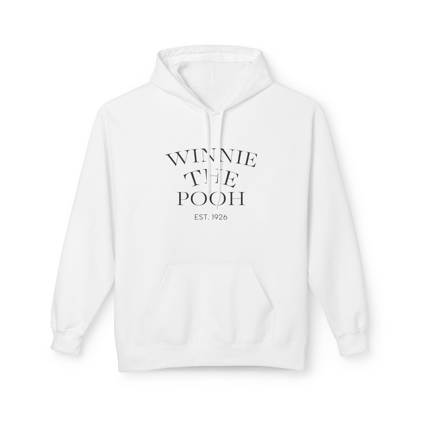 Winnie the Pooh Hoodie | Classic Storybook Illustration, Forest Backprint