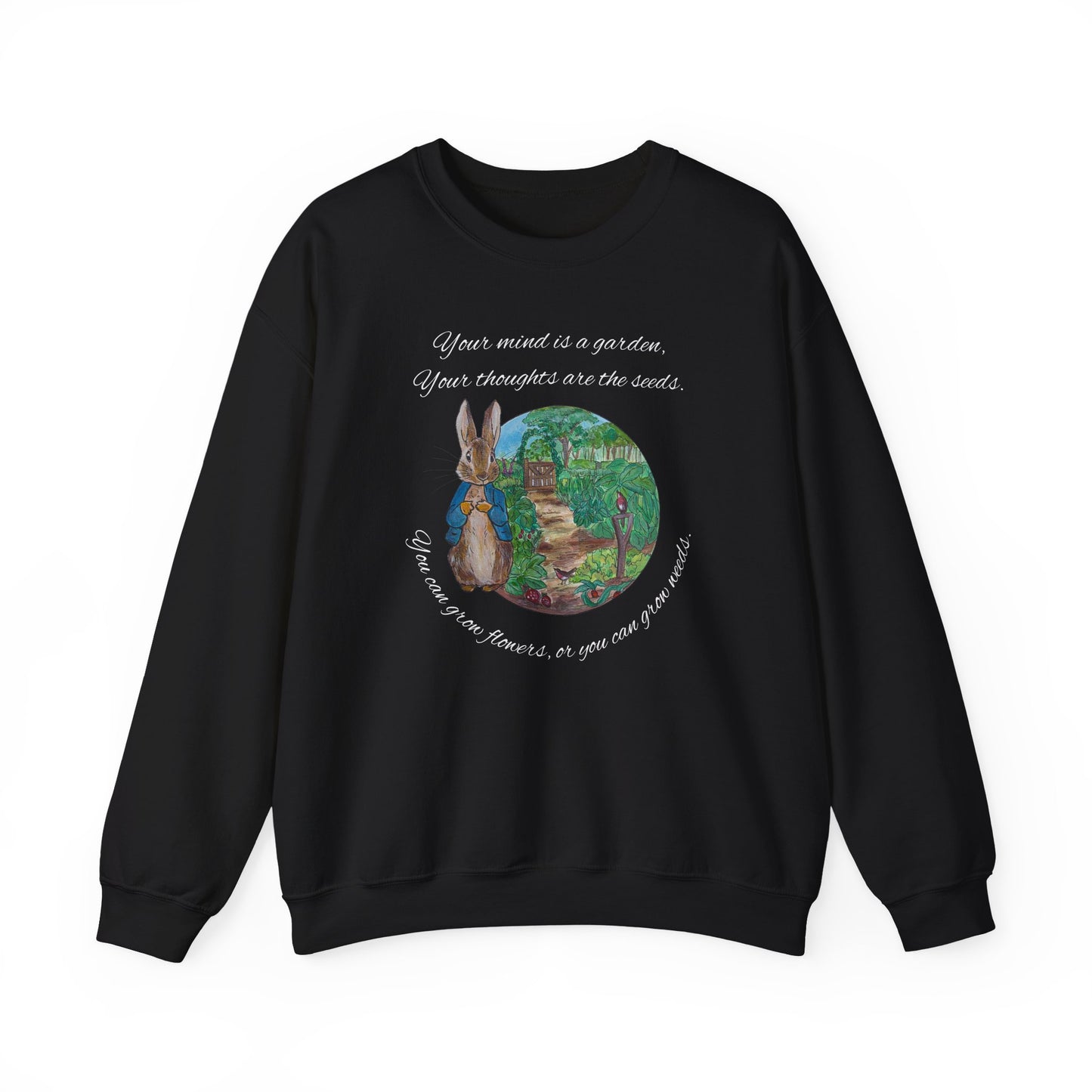 Peter Rabbit Illustration Crewneck Sweatshirt | Beatrix Potter Inspired