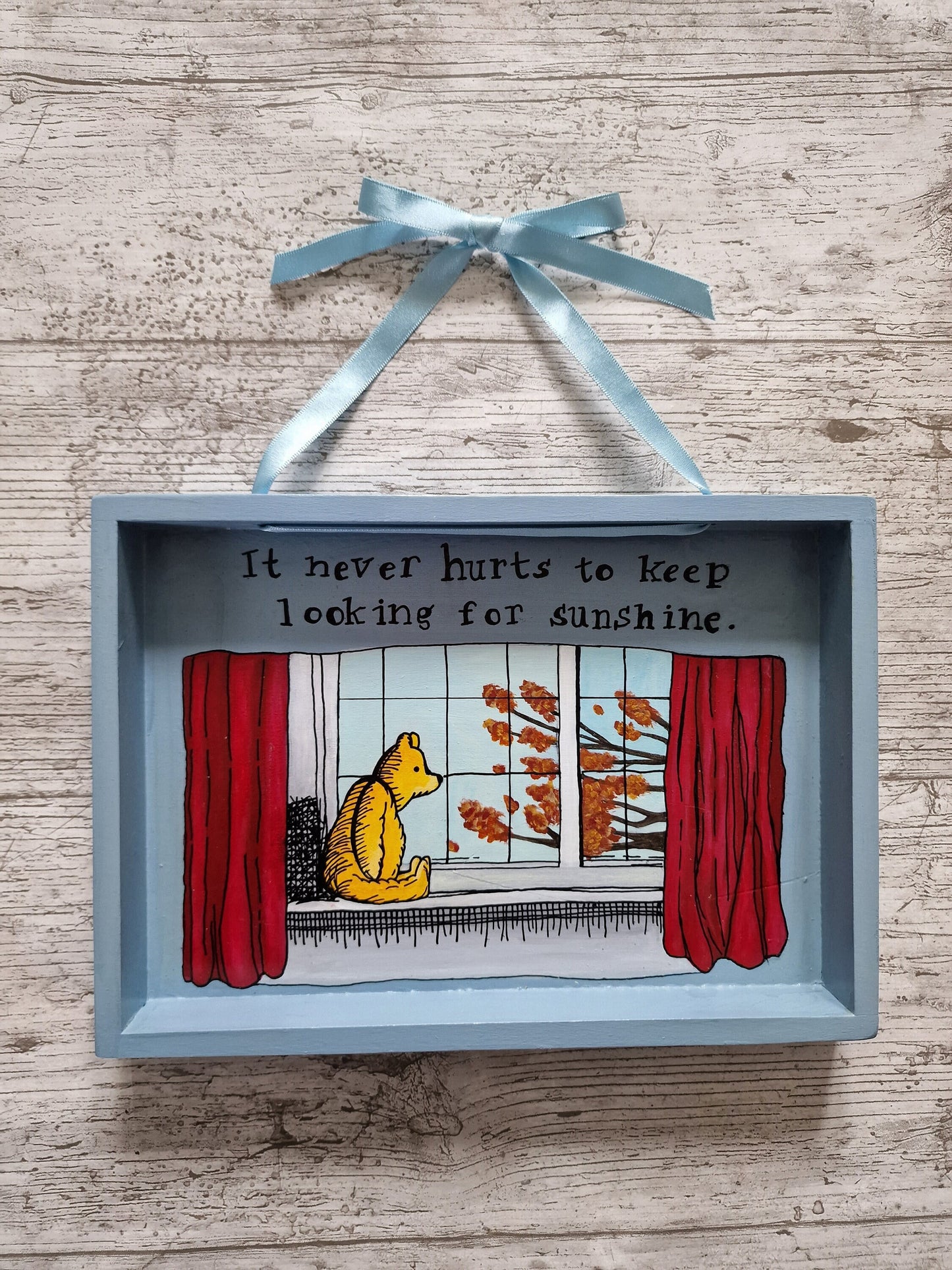 Winnie the Pooh, Window Seat, Quote, wallart