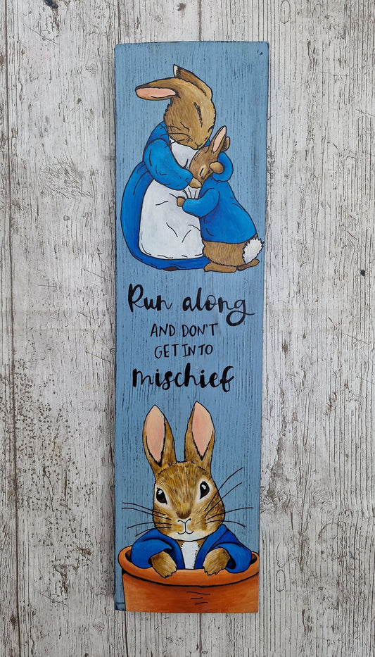 Peter Rabbit, Mischief, Wall Art