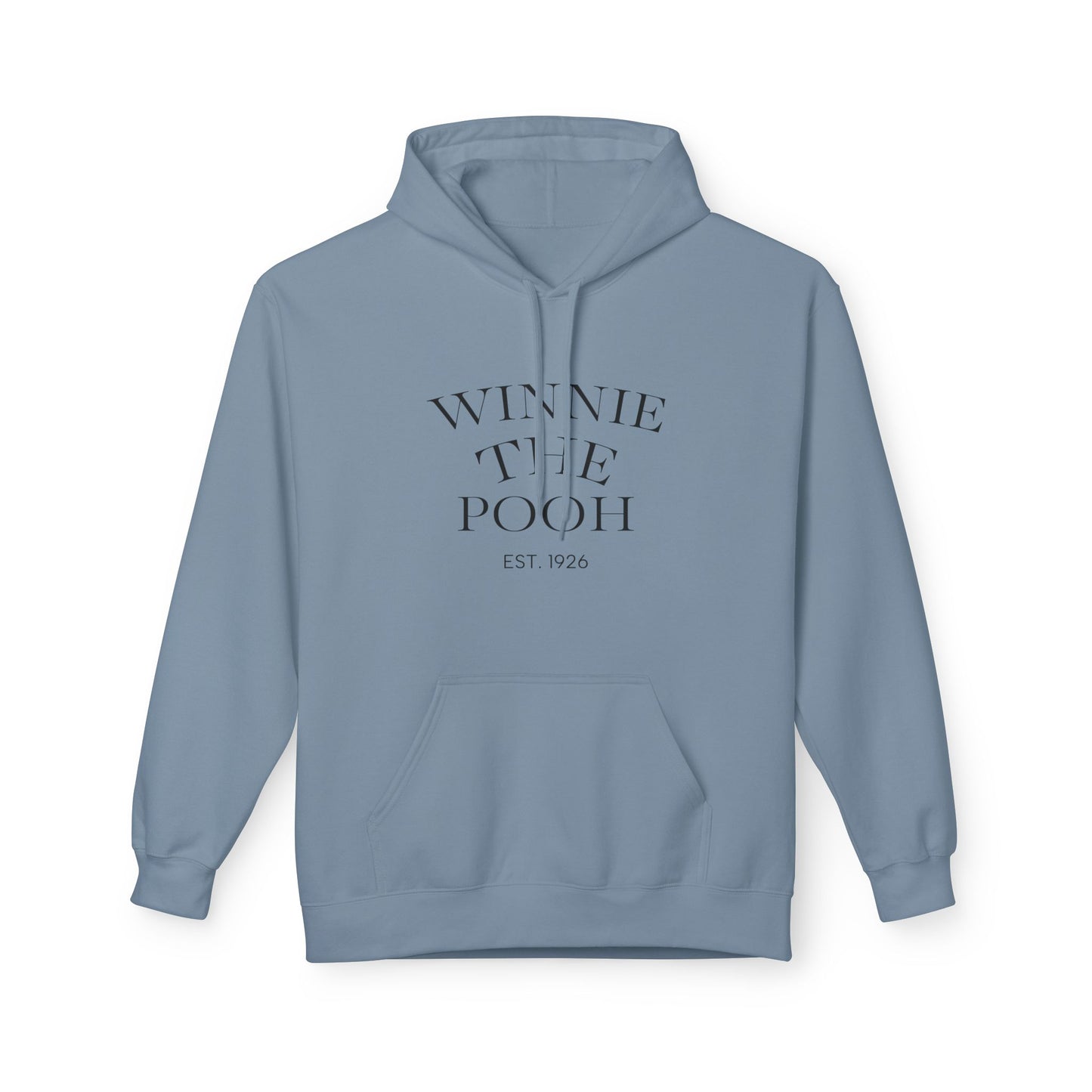 Winnie the Pooh Hoodie | Classic Storybook Illustration, Forest Backprint