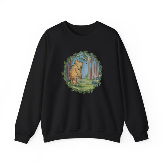 Winnie the Pooh, Hundred Acre Wood Crewneck Sweatshirt | Circle Design