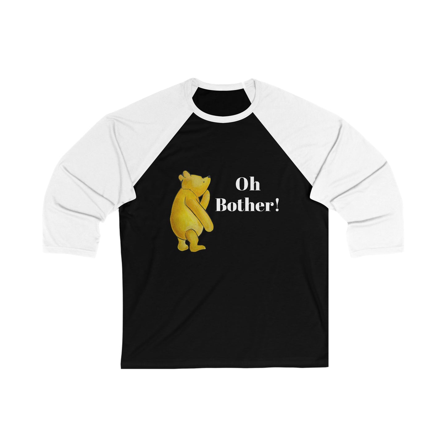 Winnie the Pooh Bear "Oh Bother" Baseball Tee | 3/4 Sleeve Raglan