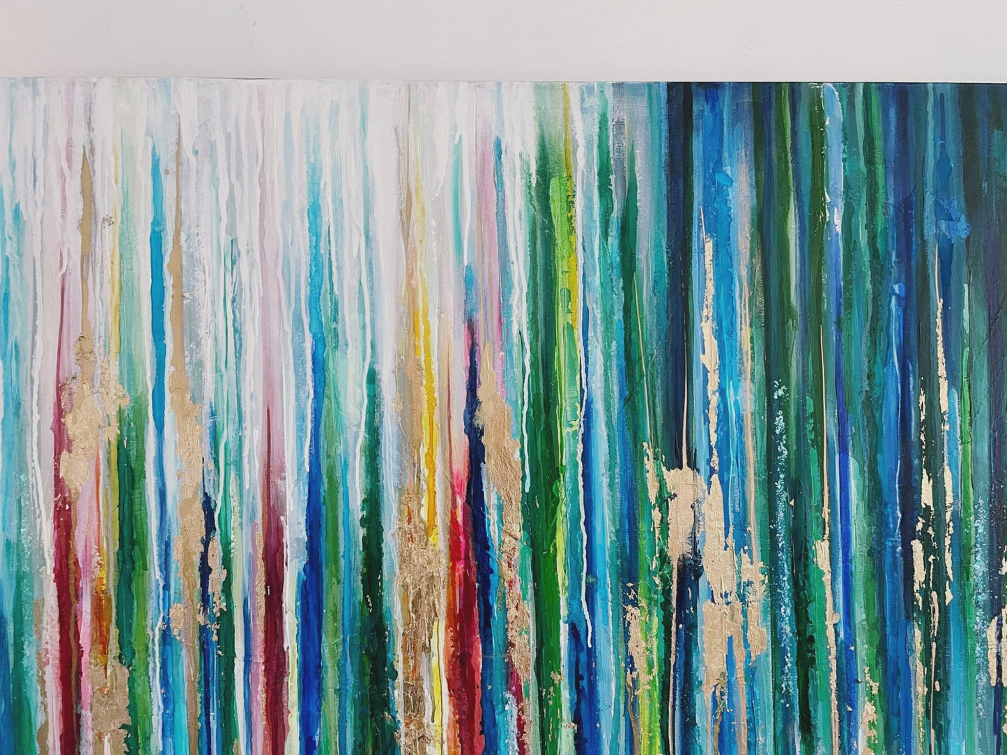 COMMISSION Drip Into Colour, Acrylic on Canvas