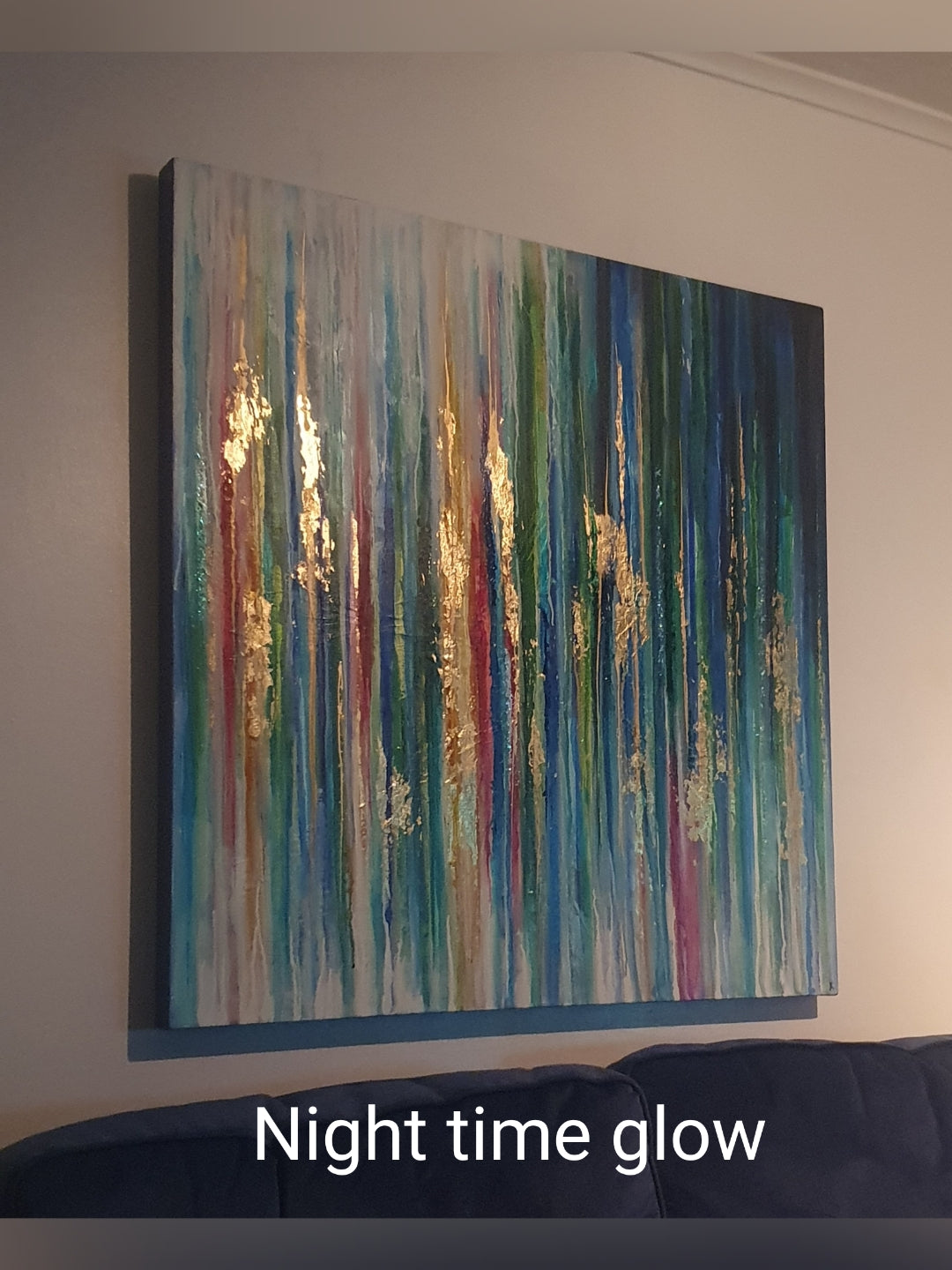 COMMISSION Drip Into Colour, Acrylic on Canvas