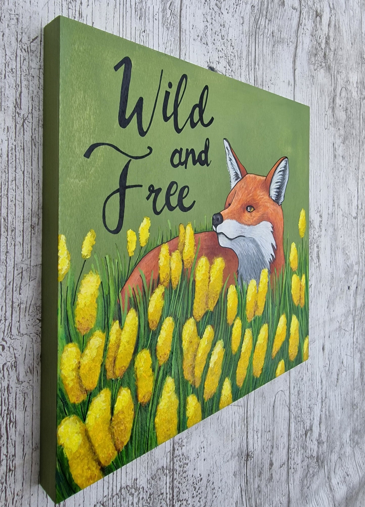 Wild and Free, Fox Painting