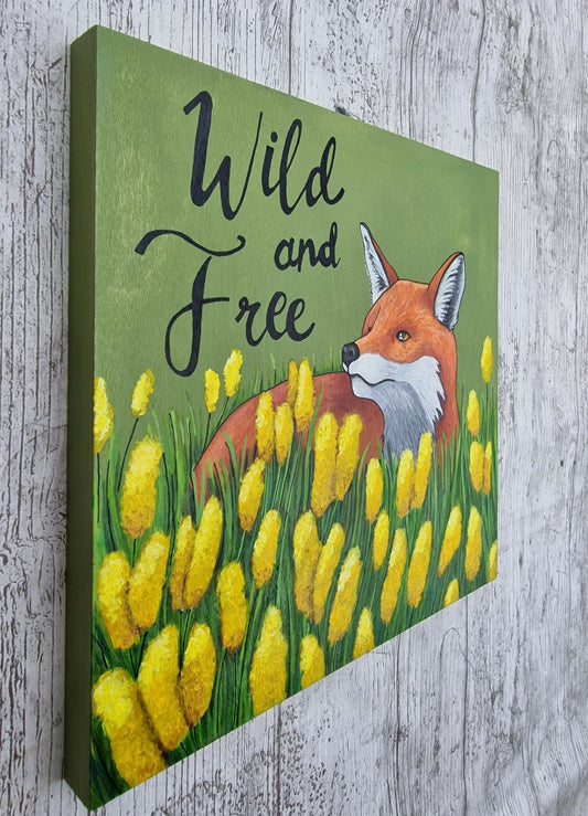 Wild and Free, Fox Painting