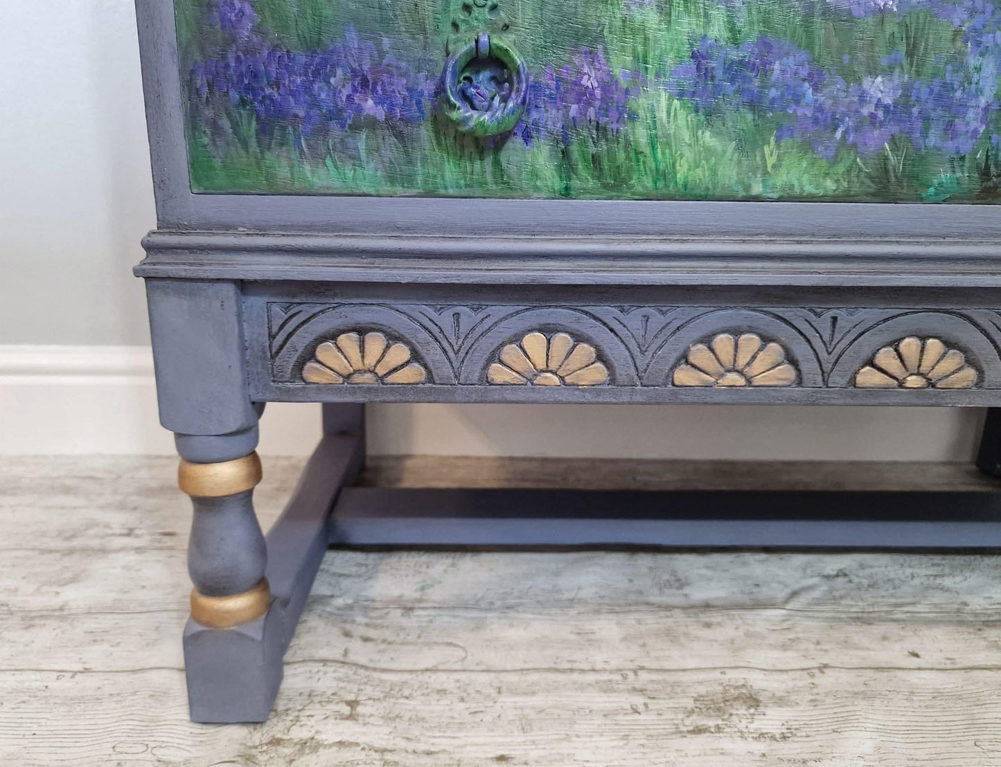 SOLD- Bluebell Woods Bureau , Handpainted