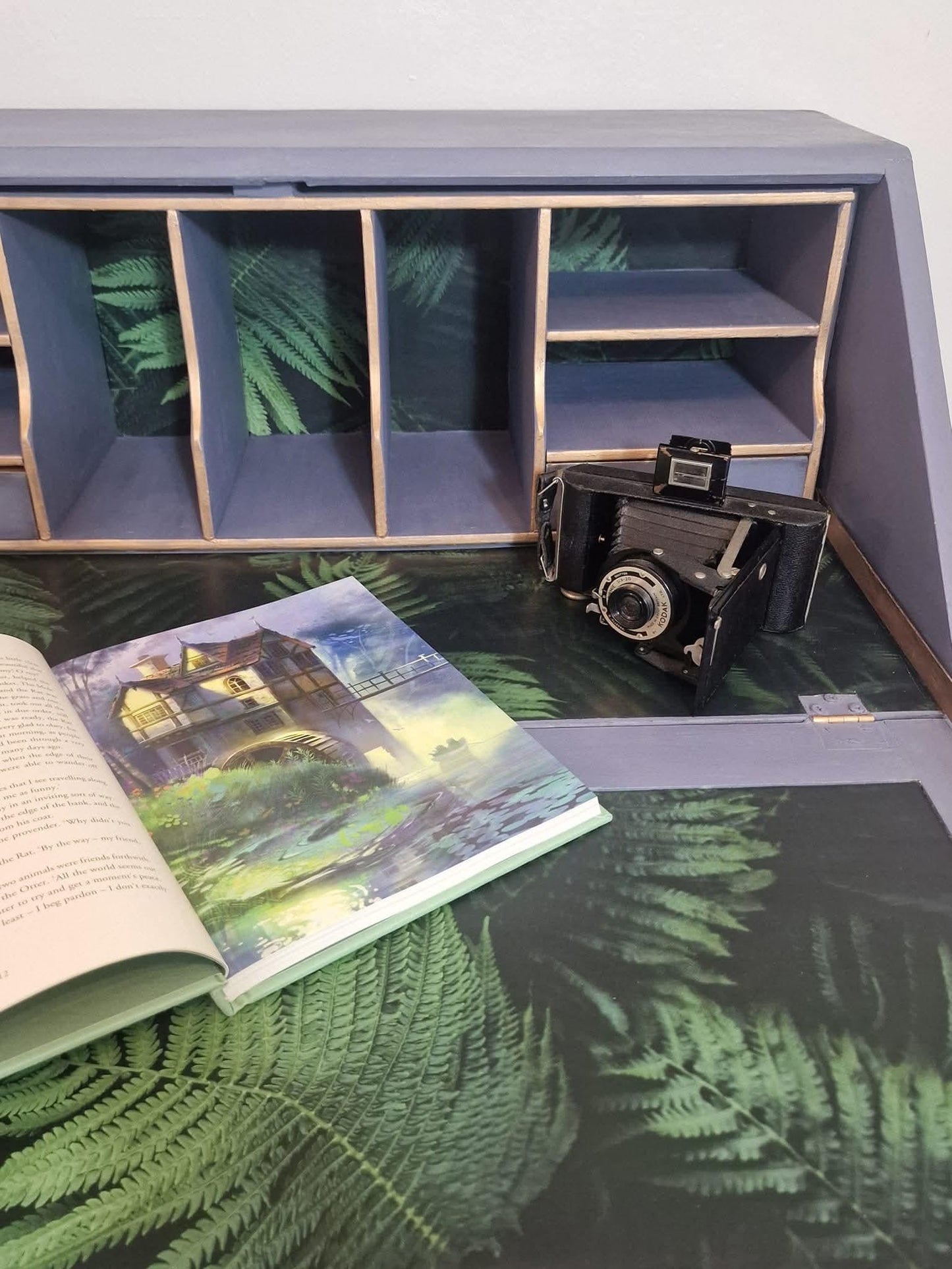 SOLD- Bluebell Woods Bureau , Handpainted