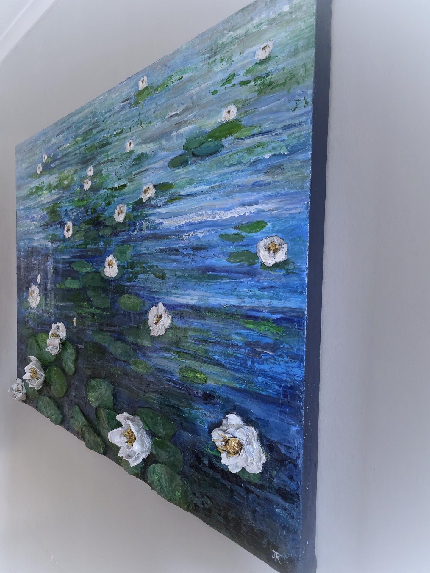 Waterlillies by JK, Acylic on Canvas - Original