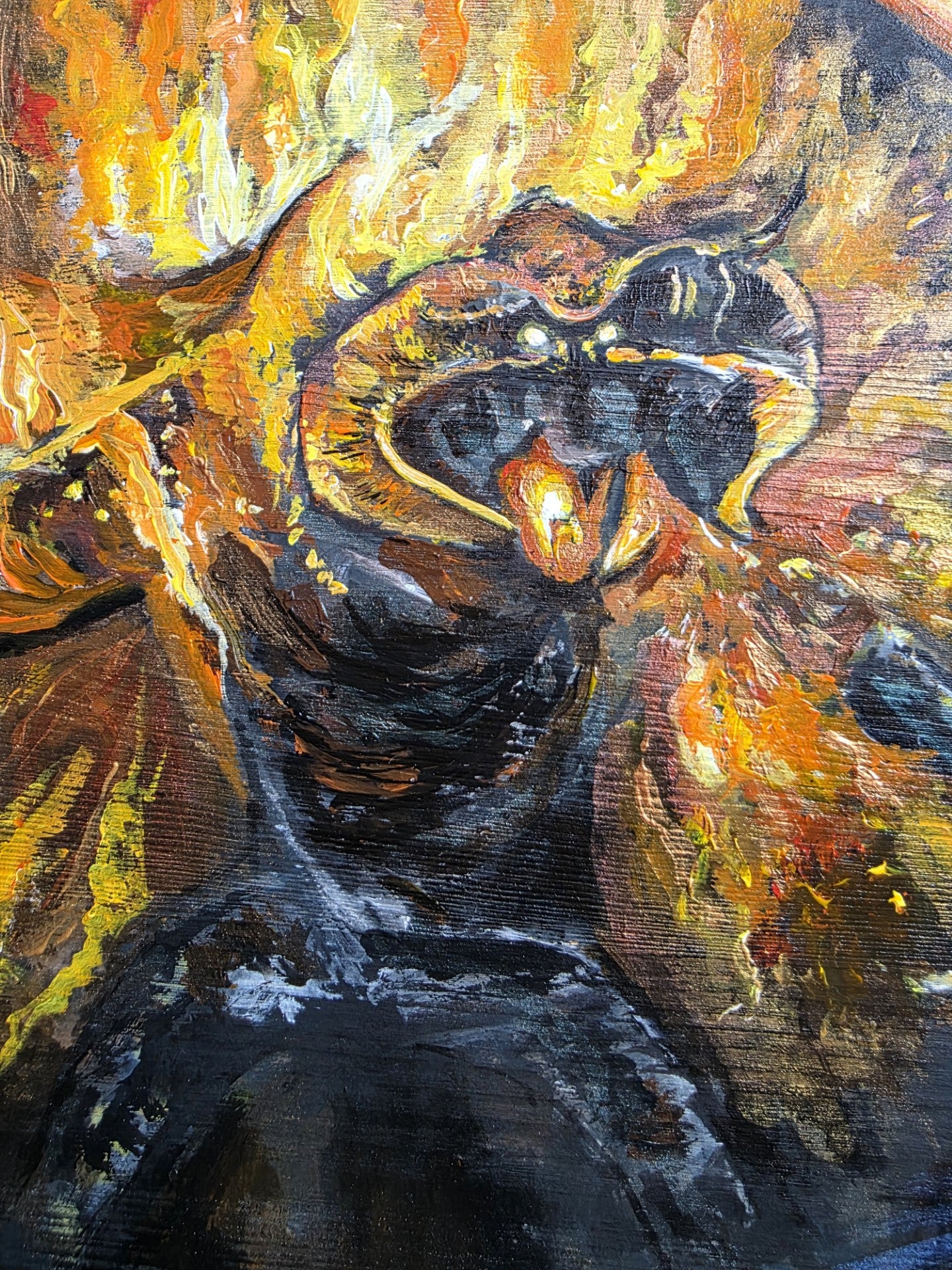 Lord of the Rings, Gandalf & the Balrog, Hand Painted Wall Art