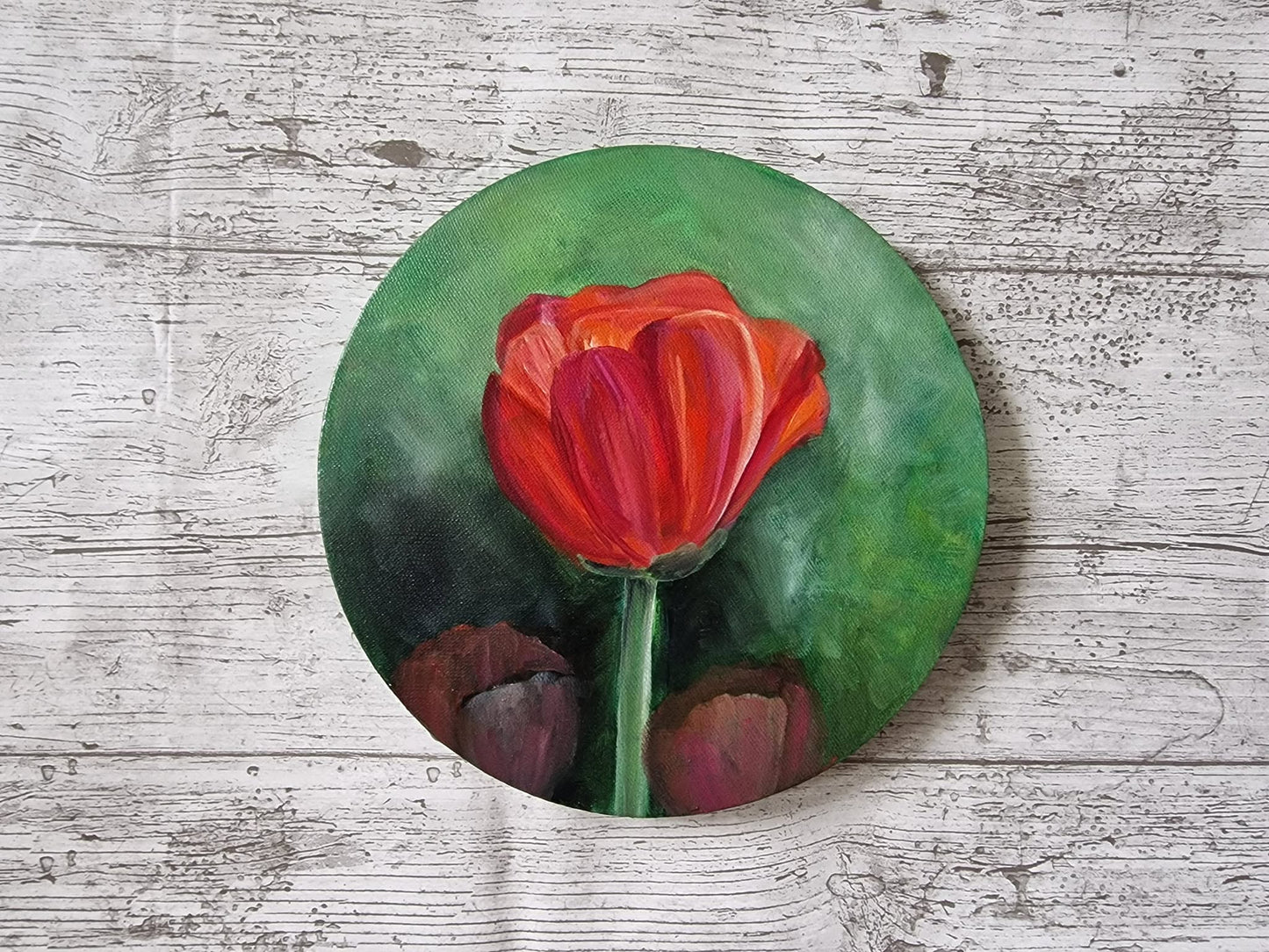 SOLD Colourburst Tulips, Set of Three paintings
