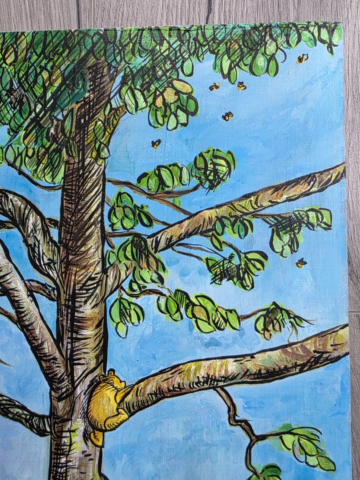 Winnie the Pooh, Hand Painted Double Hookset
